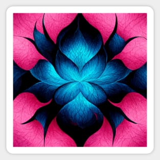 Texture Pink and Blue Surrealism Sticker